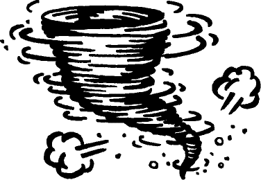 Illustration of a tornado